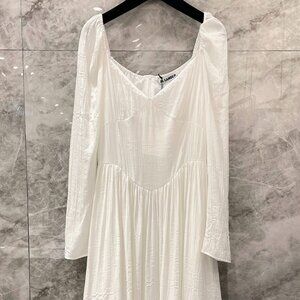 JIL SANDER New Patchwork Lace Dress